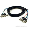 100ft/30m Double-Shielded 4BNC to 4BNC cctv cable